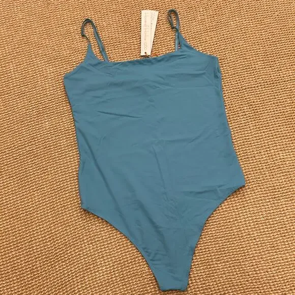 House of Harlow 1960 All Day Contour Bodysuit - L - Blue - Picture 1 of 12